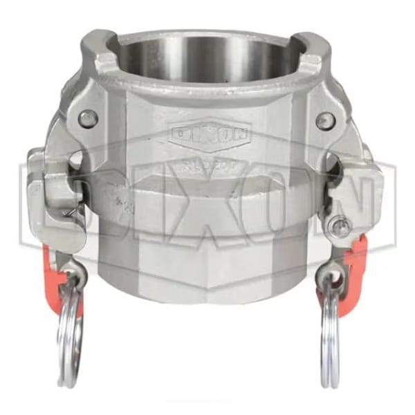 Vent-Lock Safety EZ Boss-Lock Type D Cam and Groove Coupler with Seal and Cam Arms, 1-1/2 in Nomin