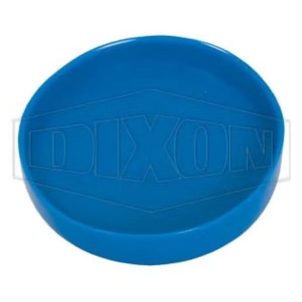 BCC Clamp End Protection Cover, Suitable For Use w/ Sanitary Fitting, 6 in, Plastic/Vinyl, Blue