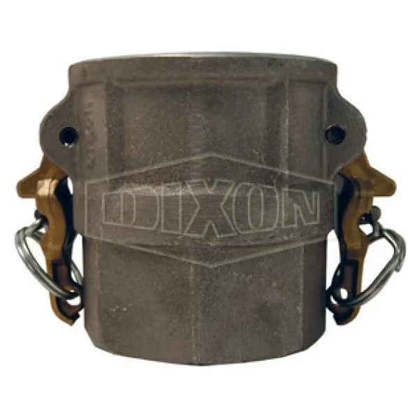 Boss-Lock Type D Cam and Groove Coupler, 3/4 x 1/2 in Nominal, Female Coupler x FNPT End Style, Alu