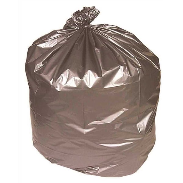 56 Gal. 22 mic 43 in. x 48 in. Silver Can Liner, 150PK