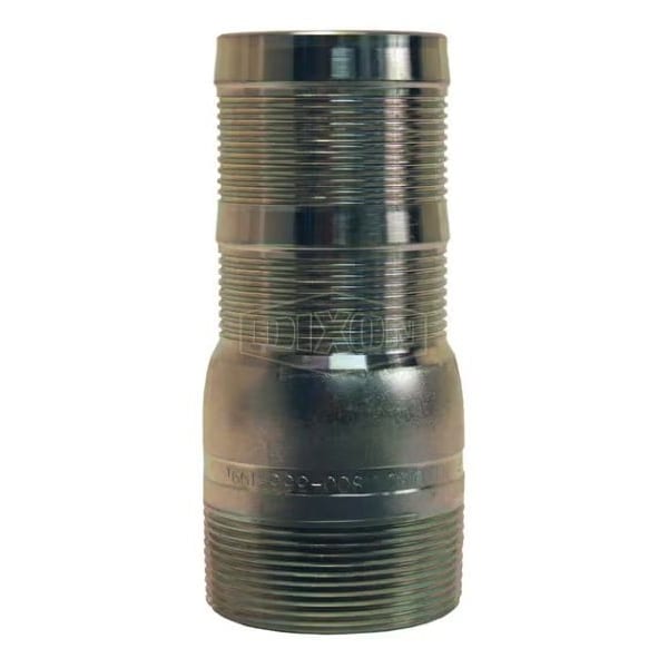 PF Shank King Combination Nipple, 3 in, MNPT, 316 SS, Domestic
