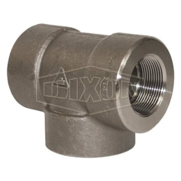 Threaded Pipe Tee, 1 in, FNPT, 2000 lb, Forged Steel