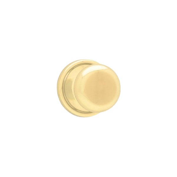 Hancock Half Dummy Knob, Bright Polished Brass