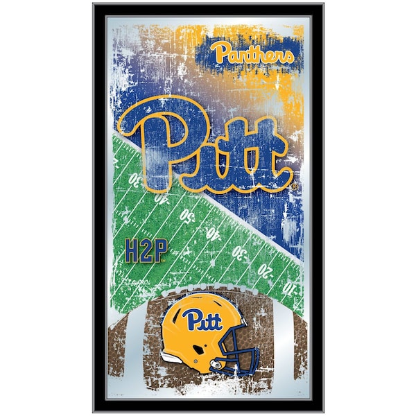Pitt 15" x 26" Football Mirror