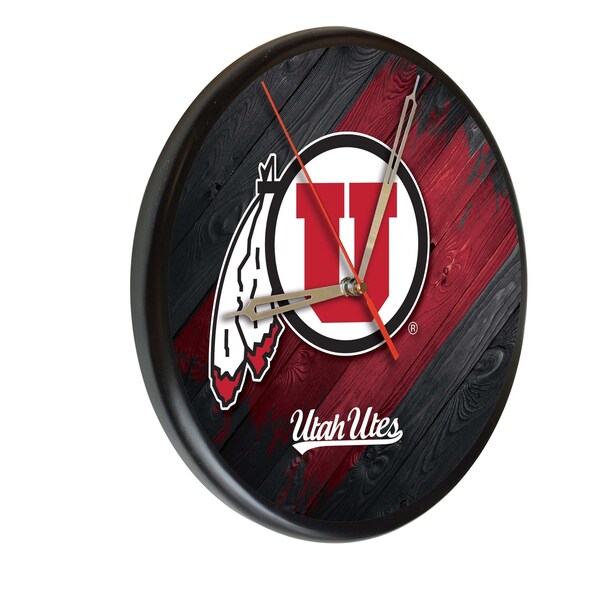 University of Utah 13" Solid Wood Clock
