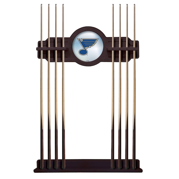 St Louis Blues Cue Rack in English Tudor Finish