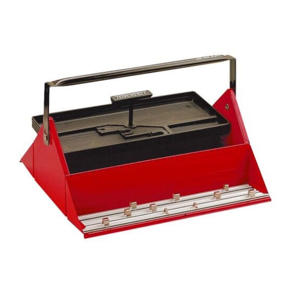 17.7 Inch Steel Cantilever Barn Style Empty Portable Tool Box