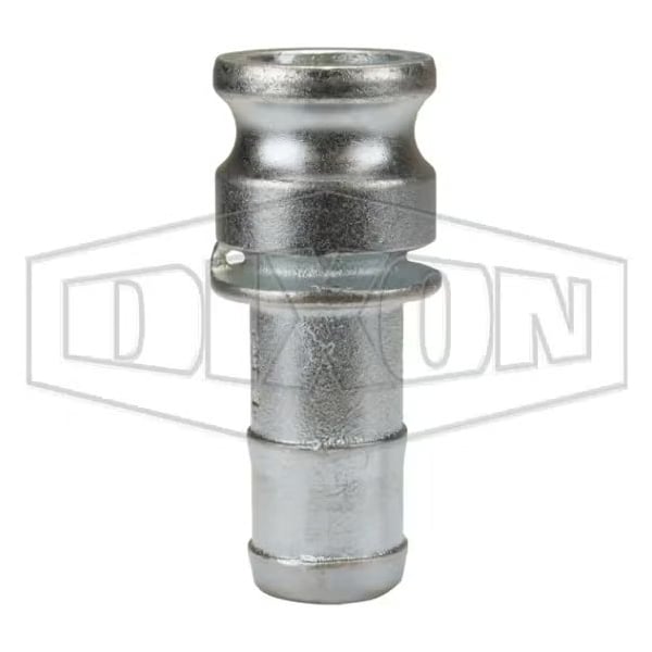 Boss-Lock Type E Cam and Groove Adapter, 6 in, Male Adapter x Hose Shank, Ductile Iron, Domestic