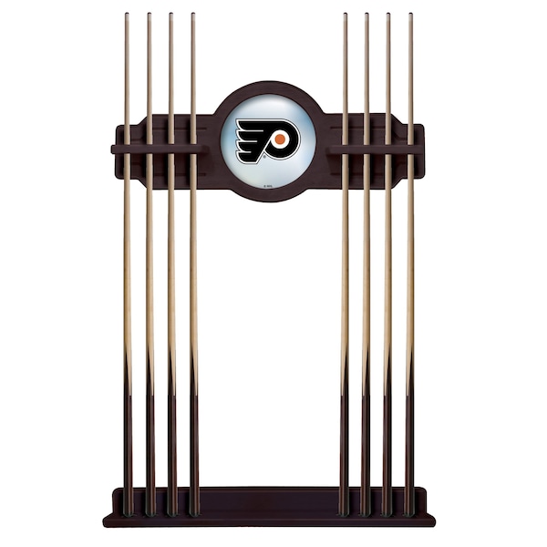 Philadelphia Flyers Cue Rack in English Tudor Finish