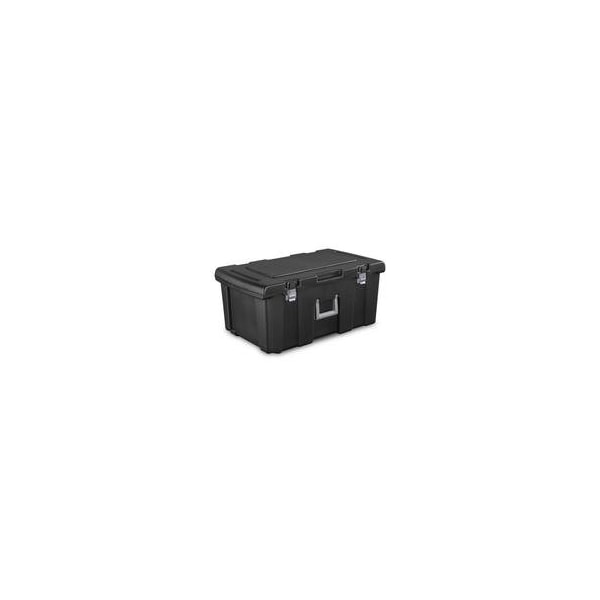 Footlocker Wheeled Storage Tote 22 Gallon 31-1/8x17-1/2x13-7/8