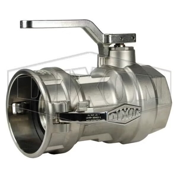 Bayco Dry Disconnect Cam and Groove Coupler, 4 x 3 in Nominal, Coupler x FNPT End Style, Aluminum