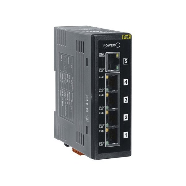 5-port 10/100 Mbps PoE (PSE) Ethernet Switch