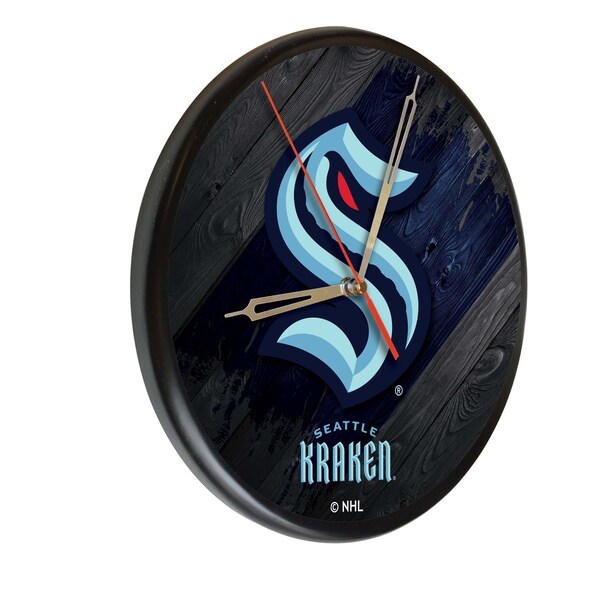 Seattle Kraken Digitally Printed Wood Clock