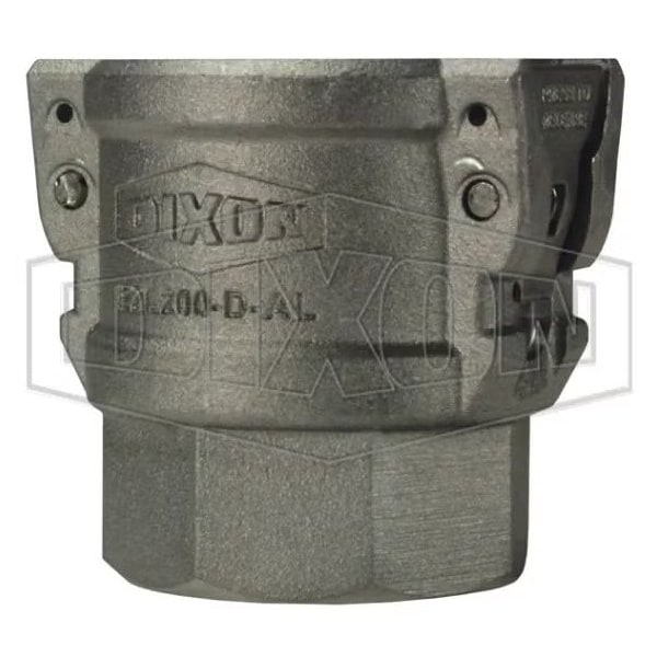 EZLink Type D Armless Cam and Groove Coupler with Buna-N Gasket, 2 in Nominal, Aluminum, Domestic