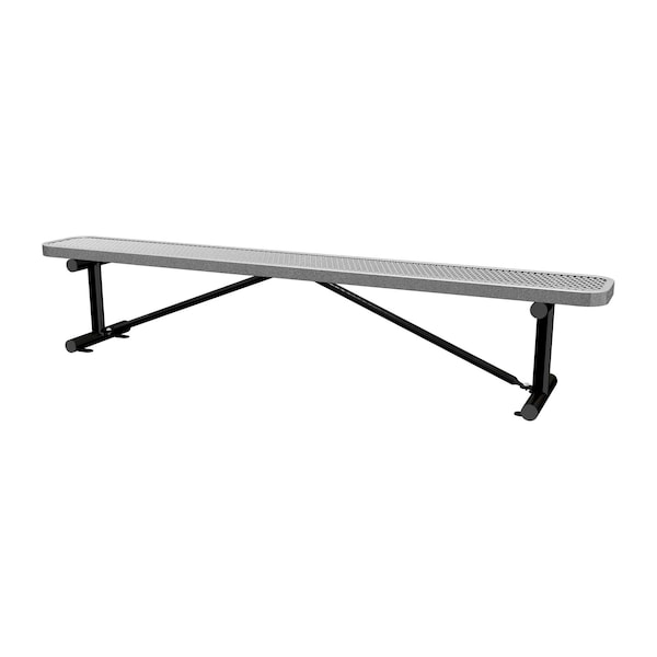 Bench w/o Back, Surfce Mount, 8ft., Granite