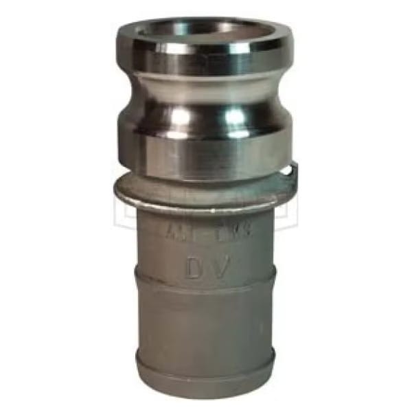 Type E Cam and Groove Adapter, 3 in Nominal, Male Adapter x Hose Shank End Style, Hastelloy CW12MW