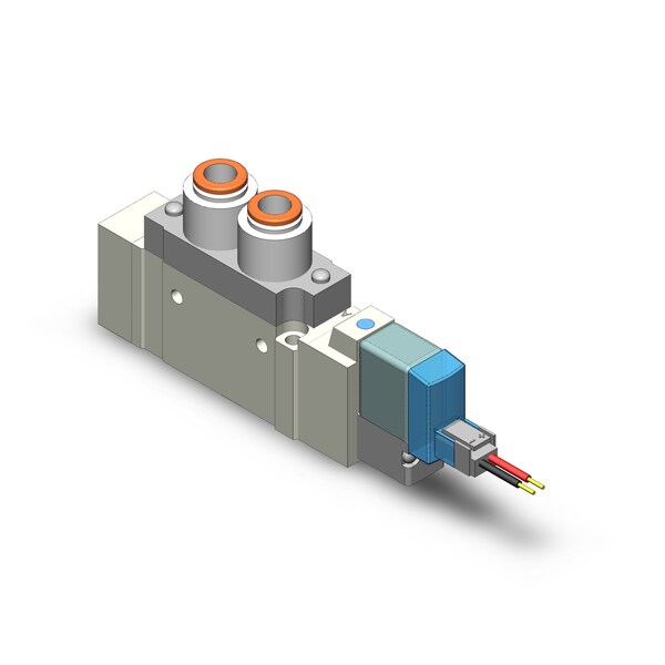 Valve, Mnfld Slnd, 5 Port, 24VDC, 1/4" Port