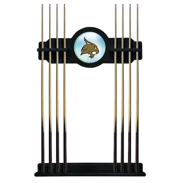 Texas State Cue Rack in Black Finish