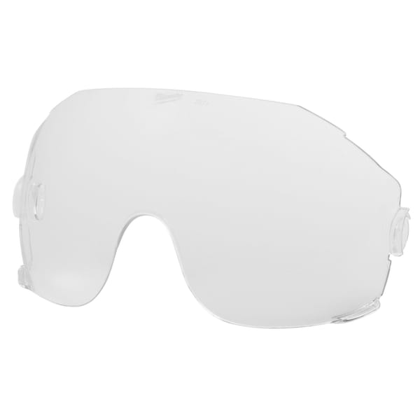 BOLT 10PK Clear Eye Visor Replacement Lenses, 2 in Height, Anti-Fog, Scratch-Resistant Lens, Clear