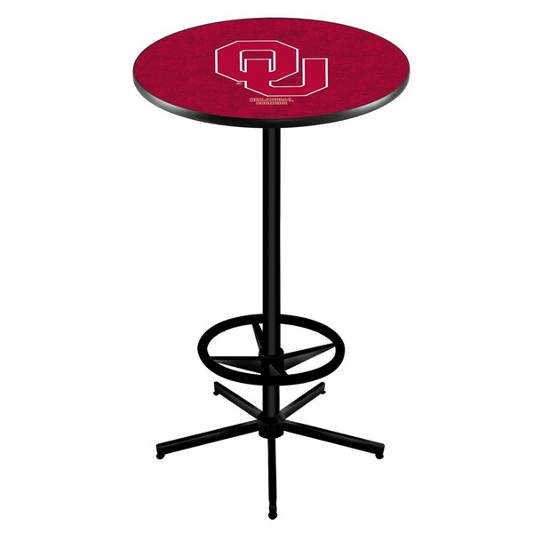 42" Black Oklahoma Pub Table