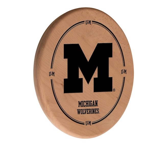 University of Michigan 13" Laser Engraved Solid Wood Sign