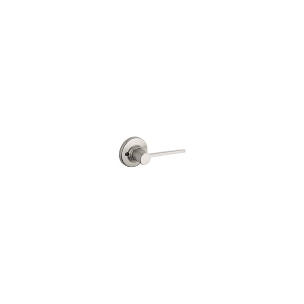 Ladera Single Dummy Lock with New Chassis Satin Nickel Finish