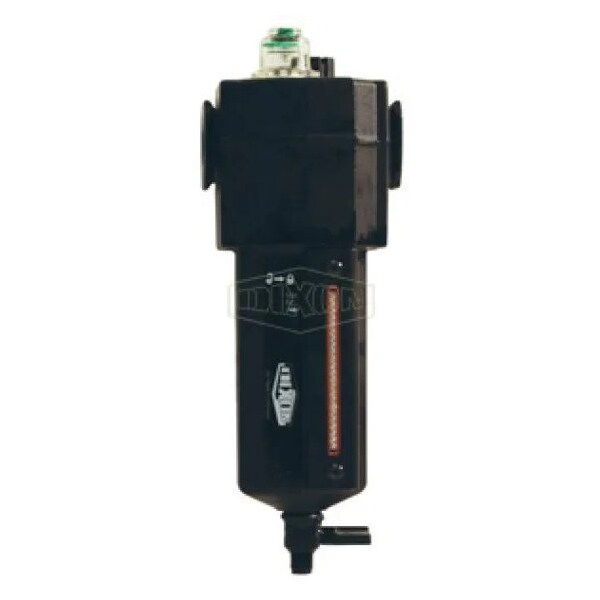 1 Series Standard Oil-Fog Lubricator with Sight Glass, 118 SCFM Flow Rate, 250 psi Pressure, Aluminu
