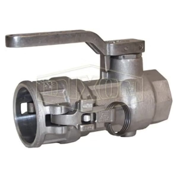 Bayloc Dry Disconnect Cam and Groove Coupler, 2 x 2-1/2 in Nominal, FNPT x Coupler End Style, SS