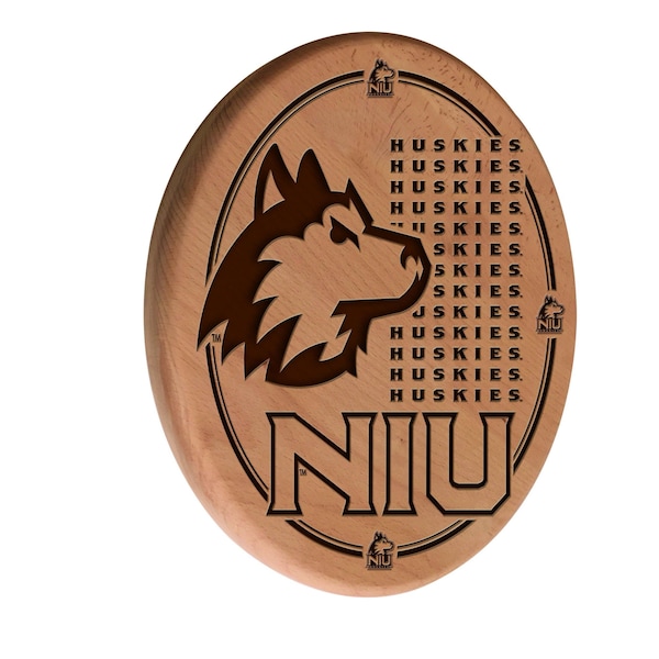 University of Northern Illinois 13" Laser Engraved Solid Wood Sign