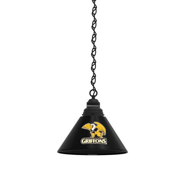Missouri Western State Pendant Light, Black Fixture