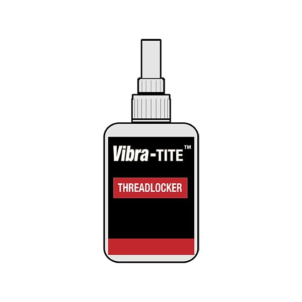 Threadlocker, Red, High Strength, Small Screw Liquid, 10 mL Bottle, PK5