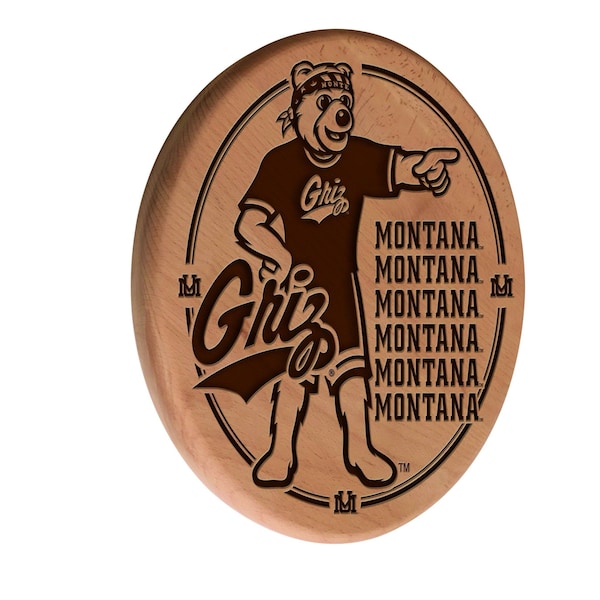University of Montana 13" Laser Engraved Solid Wood Sign