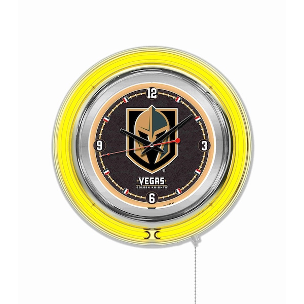 Vegas Golden Knights Double Neon 15" Clock, NHL