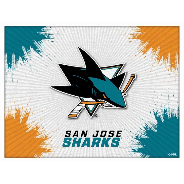 San Jose Sharks 15"x20" Canvas Wall Art