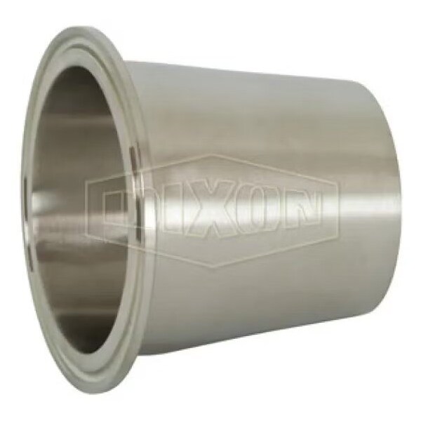 Concentric Reducer, 2 x 1 in, Clamp x Weld, 304 SS, Domestic