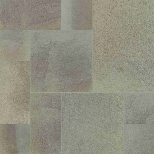 Full Range Bluestone 24 in. x 48 in. Matte Porcelain Paver Floor Tile