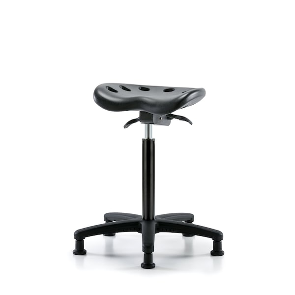 Poly Tractor Sit-Stand, Black