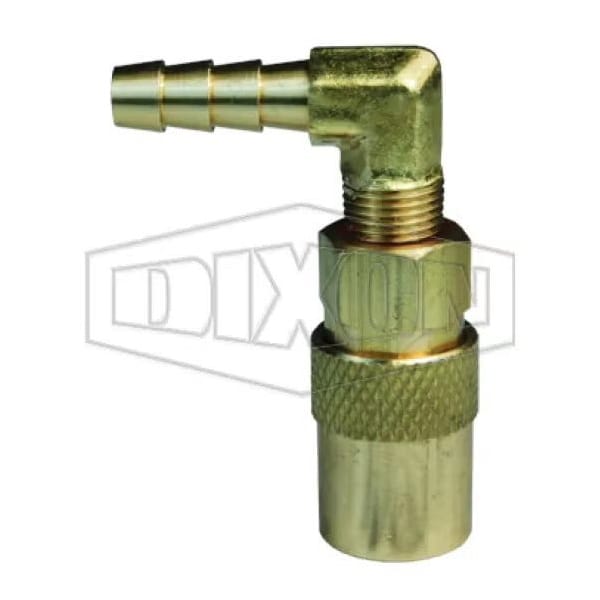 CM Series Quick-Release Unvalved Coupler, 3/8 in Nominal, Coupler x Barb, Brass, Domestic