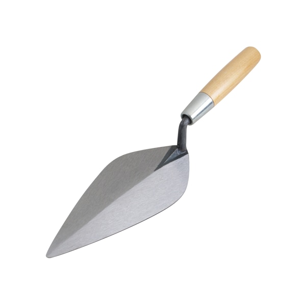 Narrow London Brick Trowel w/Wood, 11