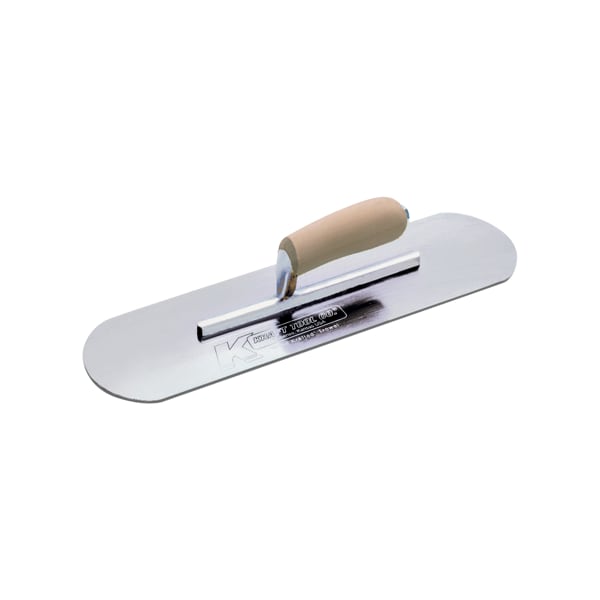 Chrome No Burn Pool Trowel, 12" x 3-1/2
