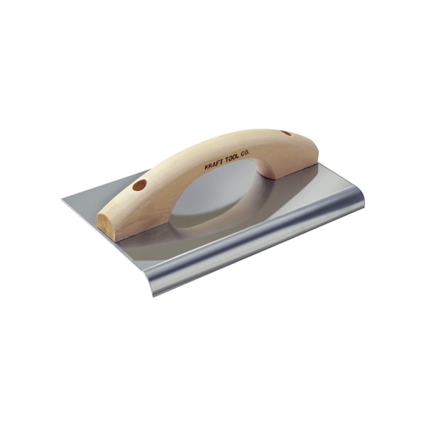 Stainless Steel Hand Edge, 10" x 6" 1/2"R