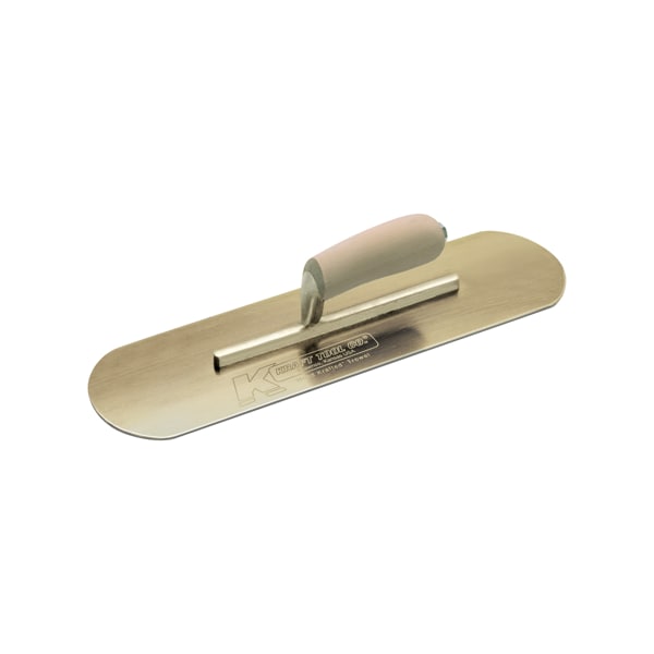 Golden Stainless Steel Pool Trowe, 10"x3