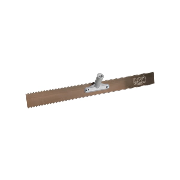 Double 3/16" V-Notch Steel Rake Head, 18