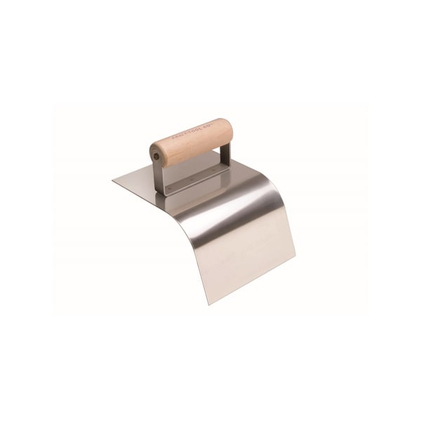 Stainless Steel 2"R Curb Tool w/Wood