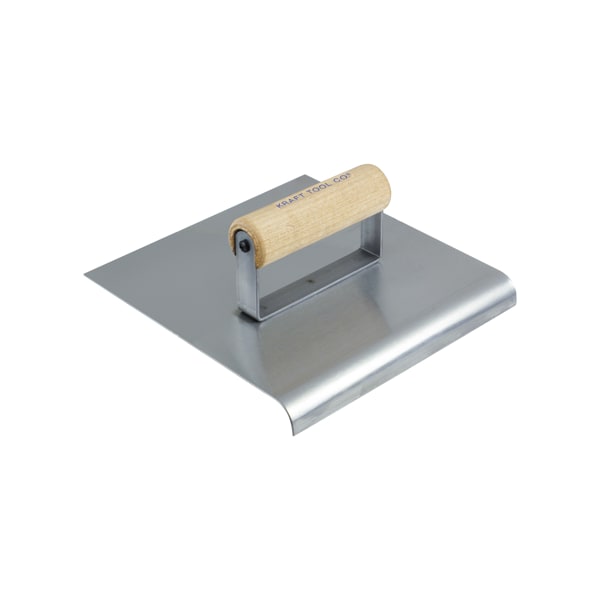 Stainless Steel Edger, 8"x8" 1/2"R 3/4"L