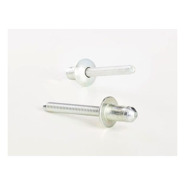 Blind Rivet, 1/4 in Dia., Steel Body, 1500 PK