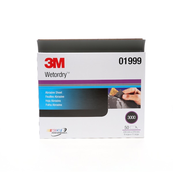 Wetordry Sheet, 01999, 3000gr, 9"x11i, PK250