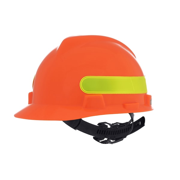 Hard Hat, V-Gard, Polyethylene, 4-Point Point One-Touch (4-Point), Type 1, Class E