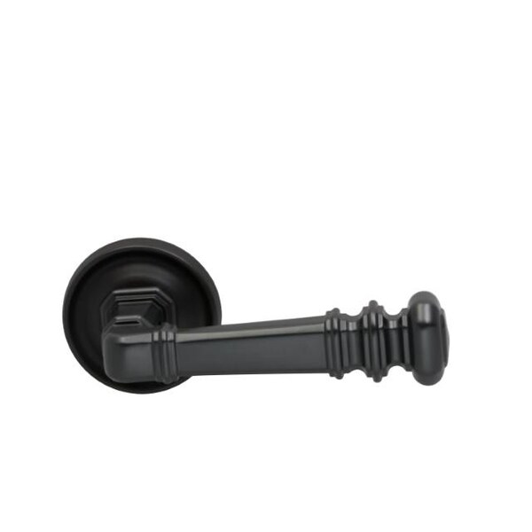 Pass 238BS T Strike 1-3/4" Door Oil Rubbed Bronze 101 Lever Large Rose