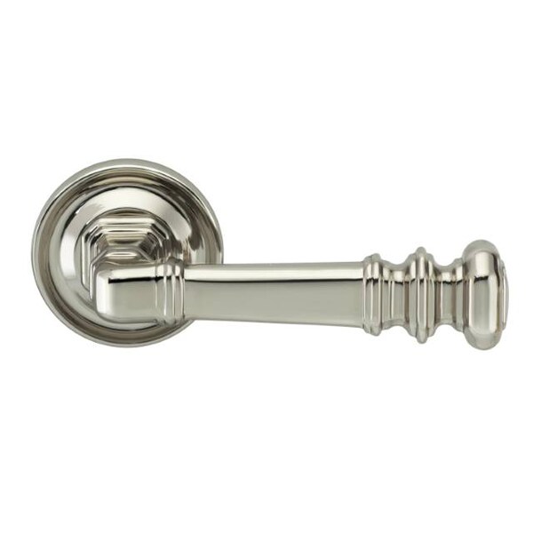 Rose Pass 238BS T Strike 1-3/8" Door Bright Nickel 101 Lever and Large